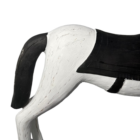 🎄 National Tree Co. HGTV 24” Rocking Horse Wooden - Picture 3 of 12